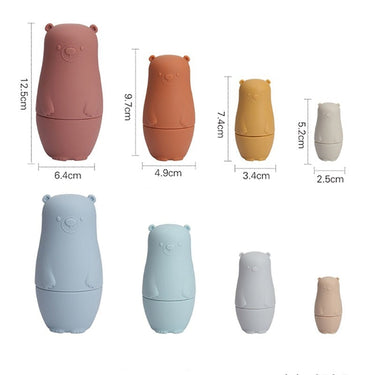 NestiePlay | Imparare giocando - Bambole matrioska impilabili in silicone